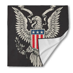 Patriotic USA Eagle Print Silk Bandana