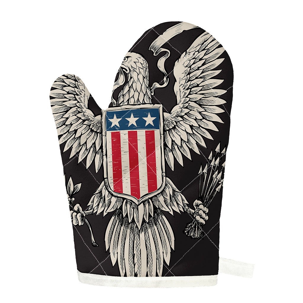 Patriotic USA Eagle Print Single Oven Mitt