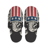 Patriotic USA Eagle Print Slippers