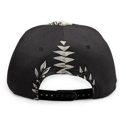 Patriotic USA Eagle Print Snapback Cap