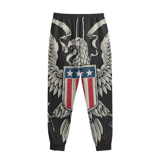 Patriotic USA Eagle Print Sweatpants