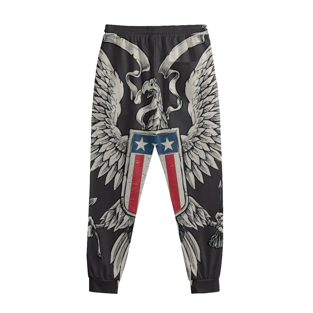Patriotic USA Eagle Print Sweatpants
