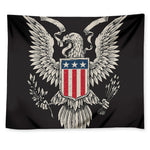 Patriotic USA Eagle Print Tapestry