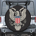 Patriotic USA Eagle Print Tire Cover