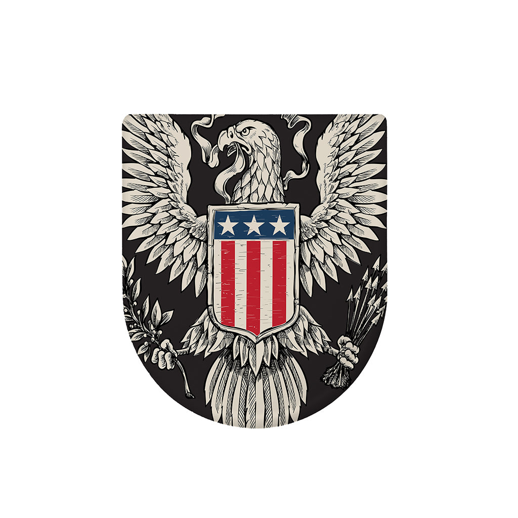 Patriotic USA Eagle Print Toilet Lid Cover