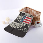 Patriotic USA Eagle Print Towel