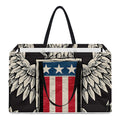 Patriotic USA Eagle Print Utility Tote Bag