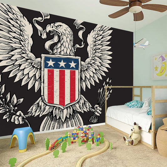 Patriotic USA Eagle Print Wall Sticker