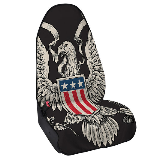 Patriotic USA Eagle Print Waterproof Car Seat Cover