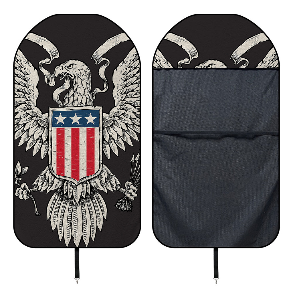 Patriotic USA Eagle Print Waterproof Car Seat Cover