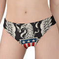 Patriotic USA Eagle Print Women's Panties