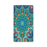 Peacock Feather Floral Pattern Print Baby Crib Sheet