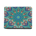 Peacock Feather Floral Pattern Print Bifold Wallet