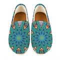 Peacock Feather Floral Pattern Print Casual Shoes