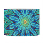 Peacock Feather Floral Pattern Print Drum Lamp Shade