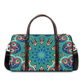 Peacock Feather Floral Pattern Print Duffel Bag