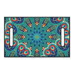 Peacock Feather Floral Pattern Print Golf Cart Seat Cover