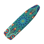 Peacock Feather Floral Pattern Print Ironing Board Cover