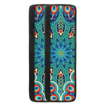 Peacock Feather Floral Pattern Print Refrigerator Handle Covers