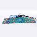 Peacock Feather Floral Pattern Print Sports Towel