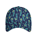 Peacock Feather Pattern Print Baseball Cap