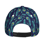 Peacock Feather Pattern Print Baseball Cap