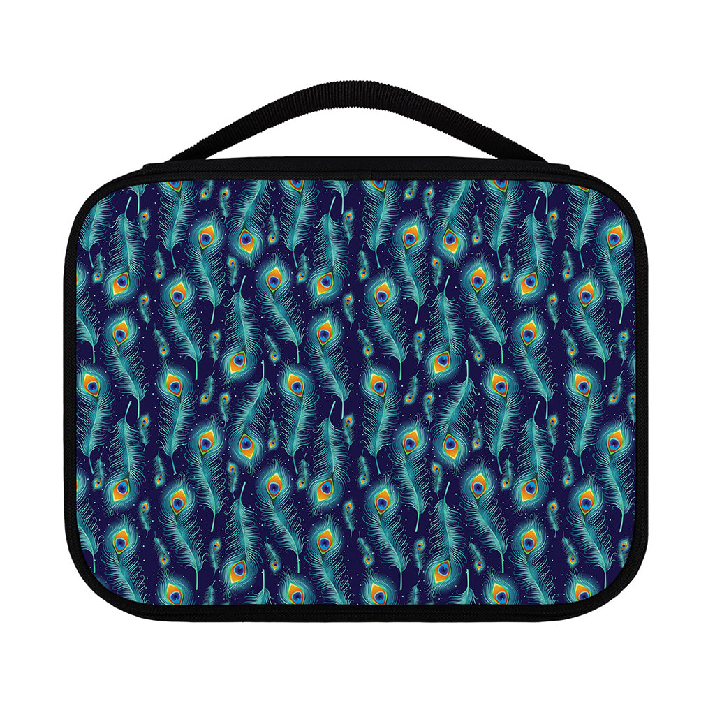 Peacock Feather Pattern Print Classic Bible Case