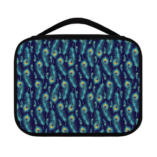 Peacock Feather Pattern Print Classic Bible Case