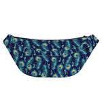 Peacock Feather Pattern Print Fanny Pack