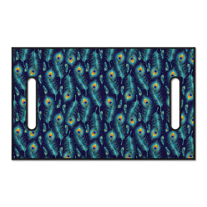 Peacock Feather Pattern Print Golf Cart Seat Cover