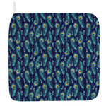 Peacock Feather Pattern Print Hand Towel