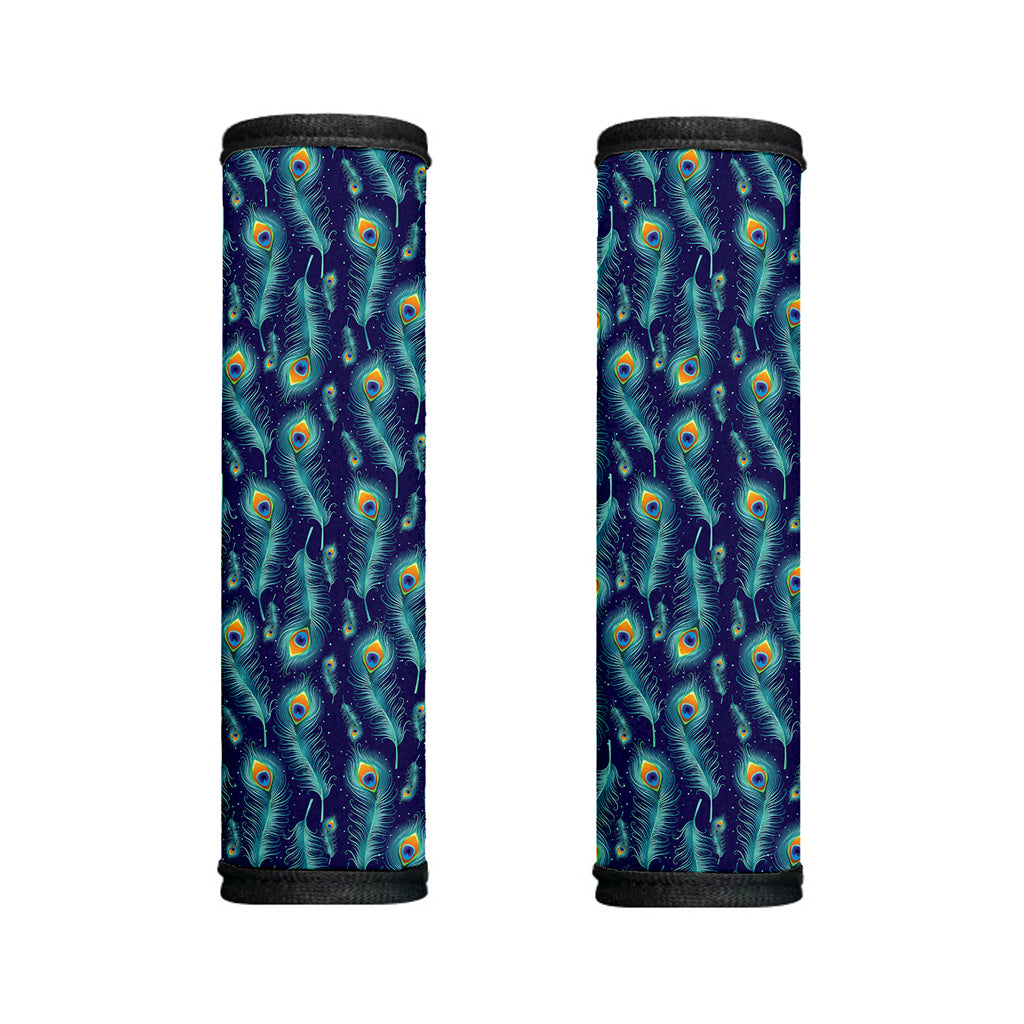 Peacock Feather Pattern Print Handle Covers
