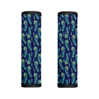 Peacock Feather Pattern Print Handle Covers