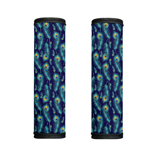 Peacock Feather Pattern Print Handle Covers
