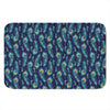 Peacock Feather Pattern Print Indoor Door Mat