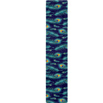 Peacock Feather Pattern Print Table Runner