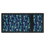 Peacock Feather Pattern Print Trifold Wallet