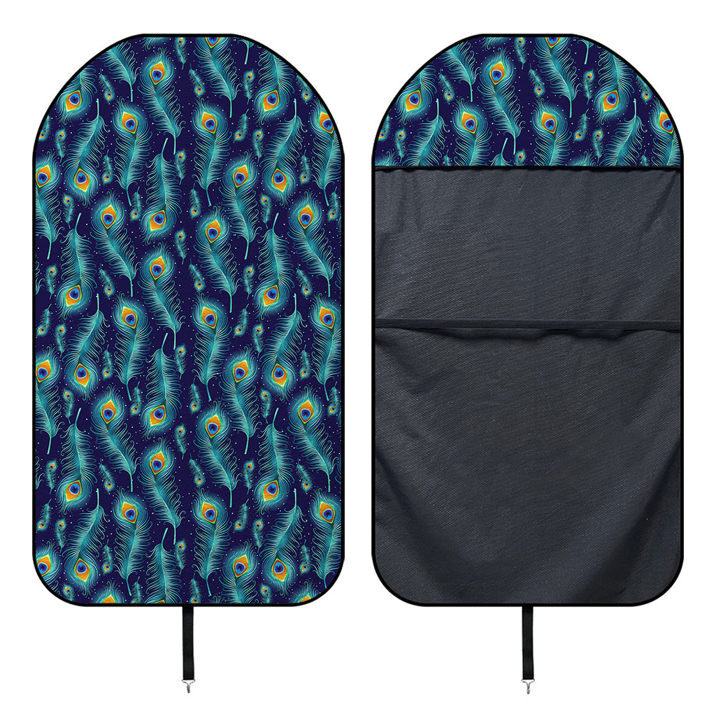 Peacock Feather Pattern Print Waterproof Car Seat Cover