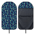 Peacock Feather Pattern Print Waterproof Car Seat Cover