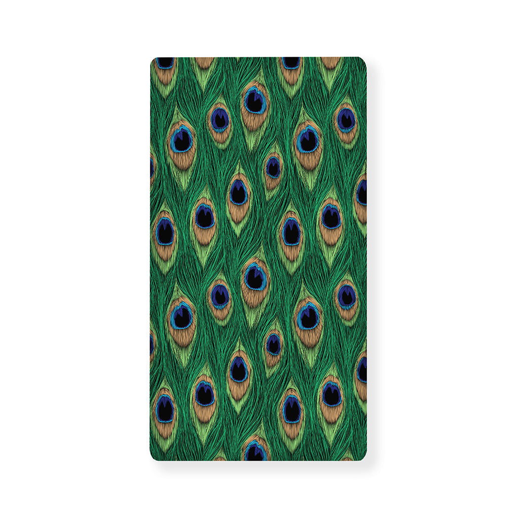Peacock Tail Pattern Print Baby Crib Sheet