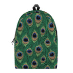 Peacock Tail Pattern Print Backpack