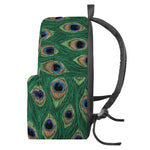 Peacock Tail Pattern Print Backpack