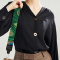 Peacock Tail Pattern Print Bag Strap