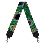 Peacock Tail Pattern Print Bag Strap