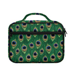 Peacock Tail Pattern Print Briefcase Bible Bag
