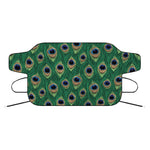 Peacock Tail Pattern Print Car Windshield Snow Cover