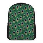 Peacock Tail Pattern Print Casual Backpack