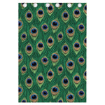 Peacock Tail Pattern Print Curtain