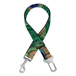 Peacock Tail Pattern Print Dog Seat Belt