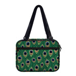 Peacock Tail Pattern Print Double Strap Bible Bag